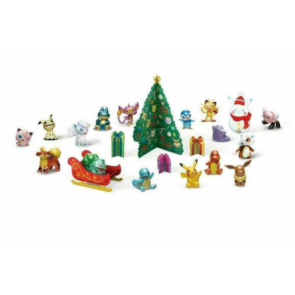 Pokemon Holiday Christmas Countdown Advent Calendar New Sealed On Hand Fast Ship - Picture 3 of 3